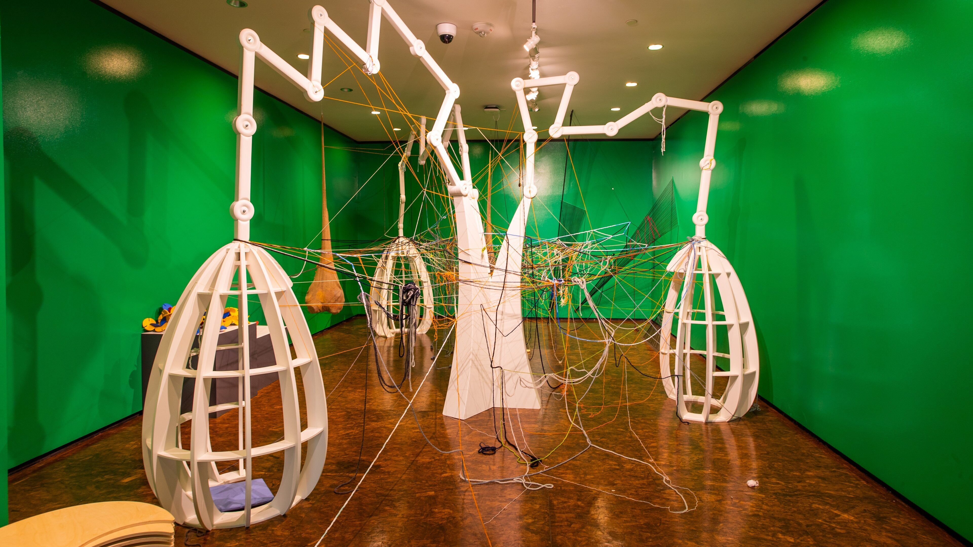 Art Gallery of Alberta featuring interior views and art