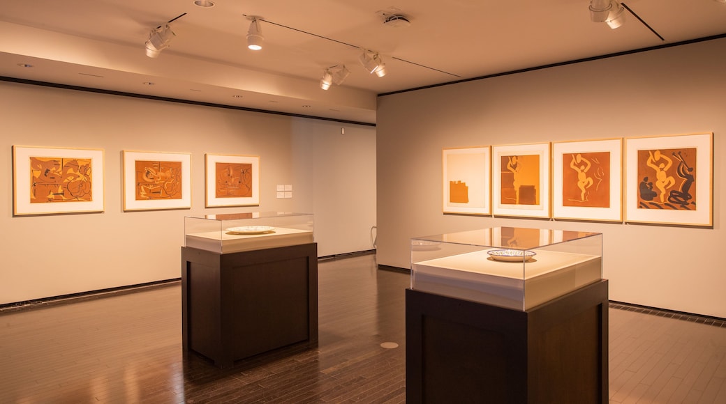Art Gallery of Alberta featuring interior views and art