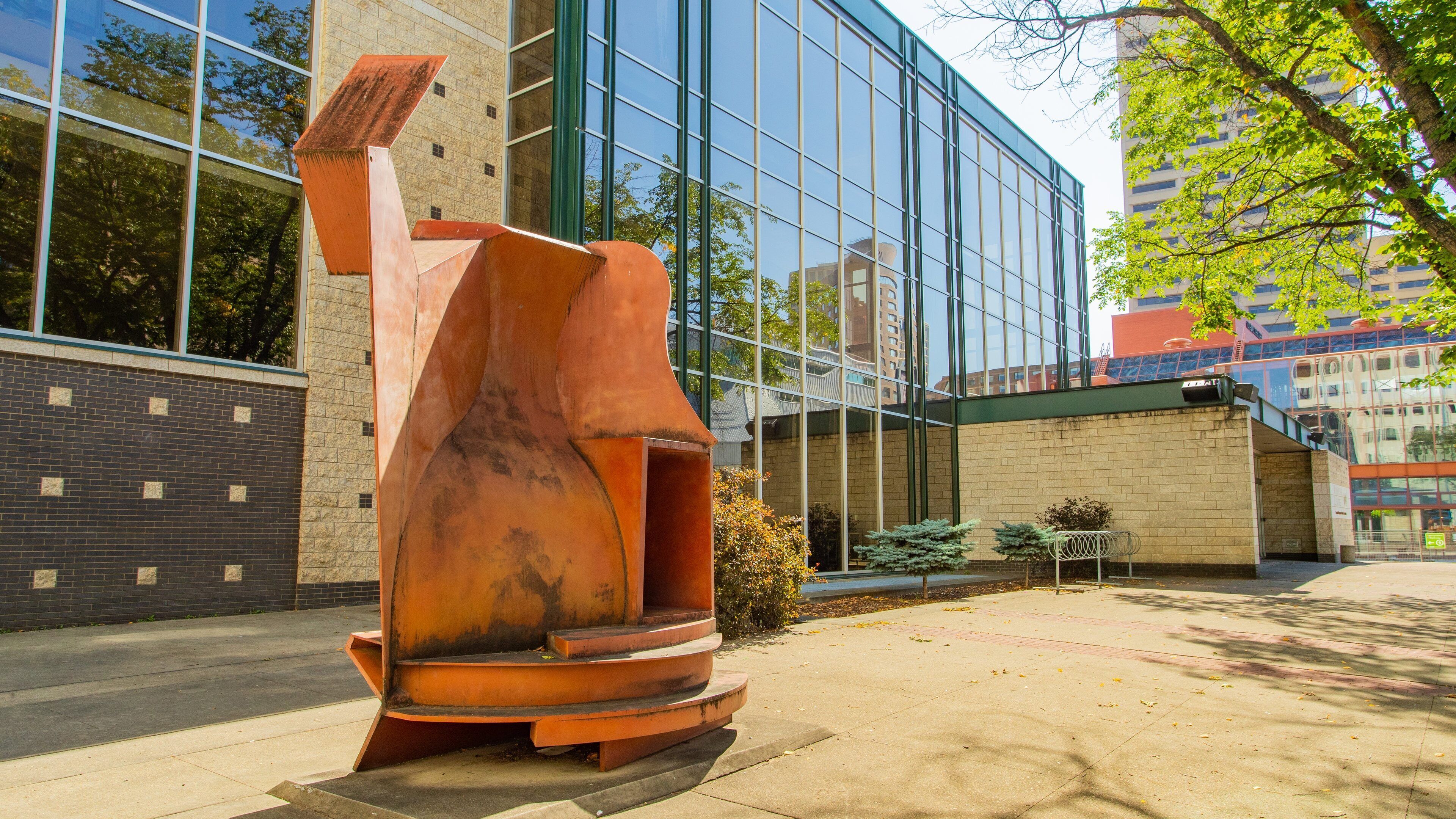 Francis Winspear Centre for Music which includes outdoor art