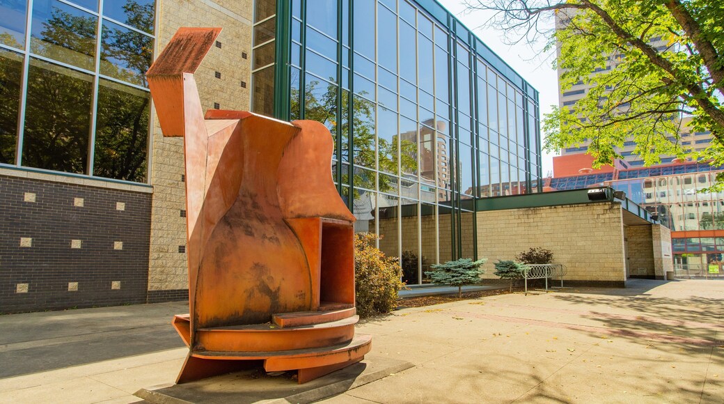 Francis Winspear Centre for Music which includes outdoor art