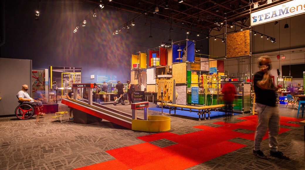 TELUS World of Science-Edmonton featuring interior views and a playground