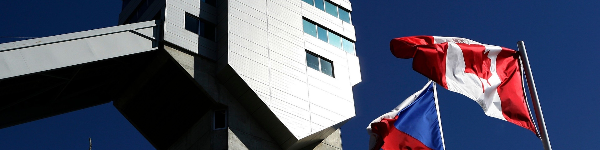 Kanadan olympiapuisto joka esittää moderni arkkitehtuuri