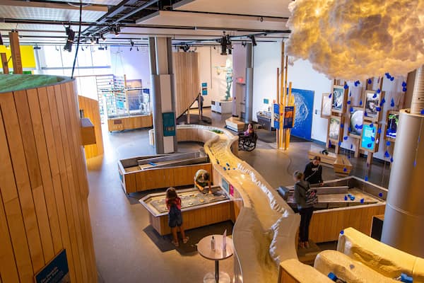 TELUS Spark featuring interior views