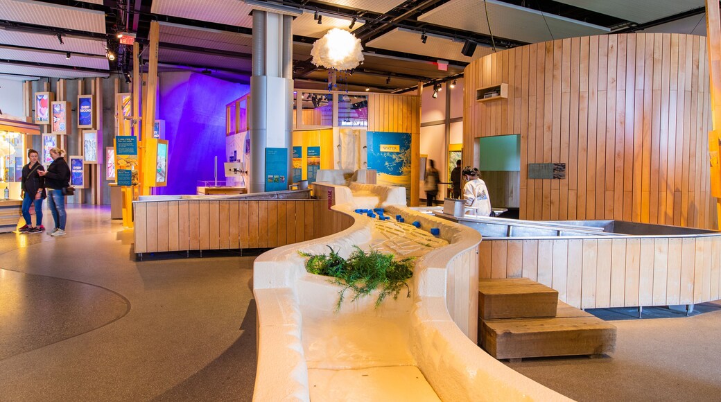 TELUS Spark which includes interior views