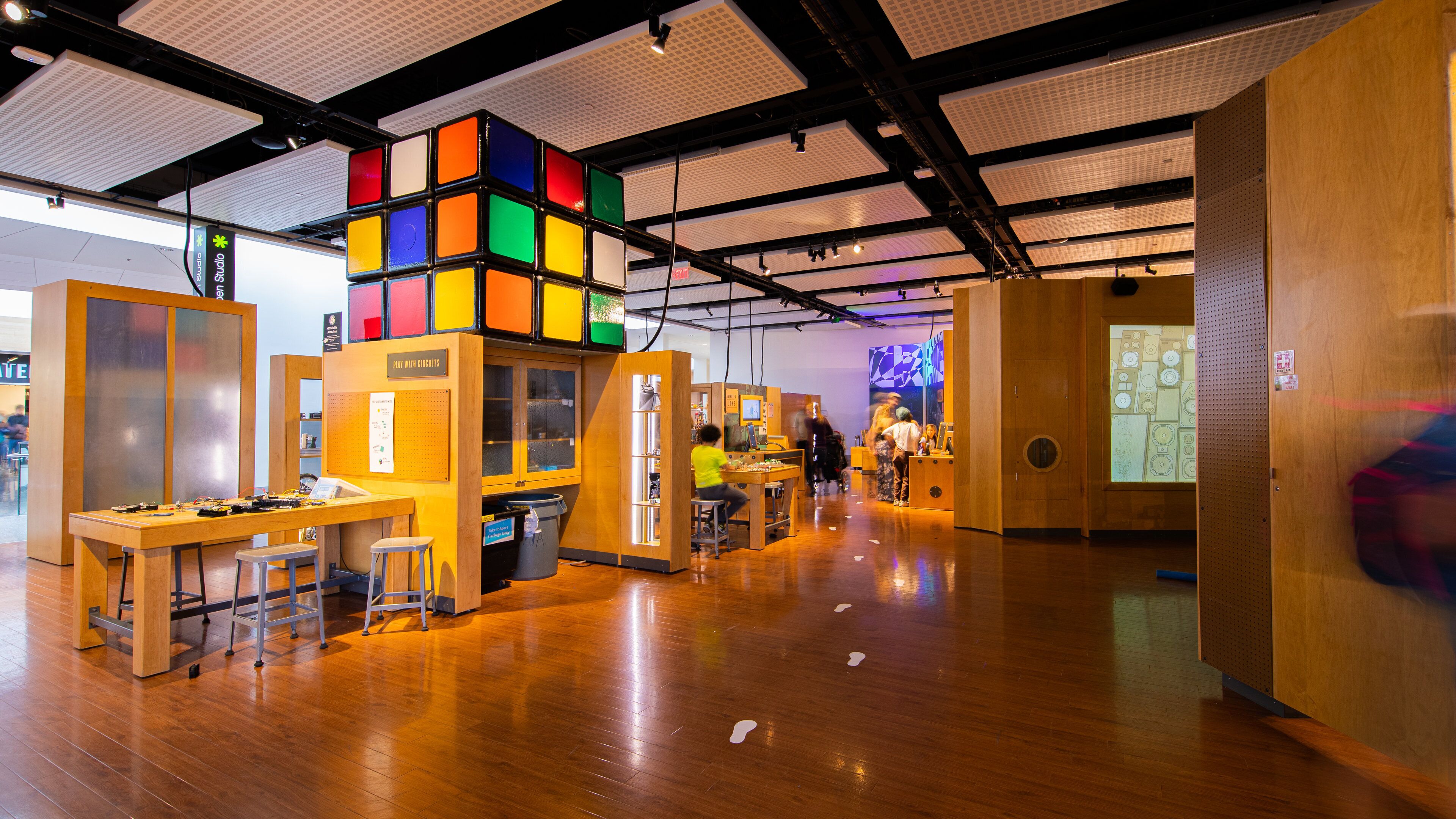 TELUS Spark showing interior views