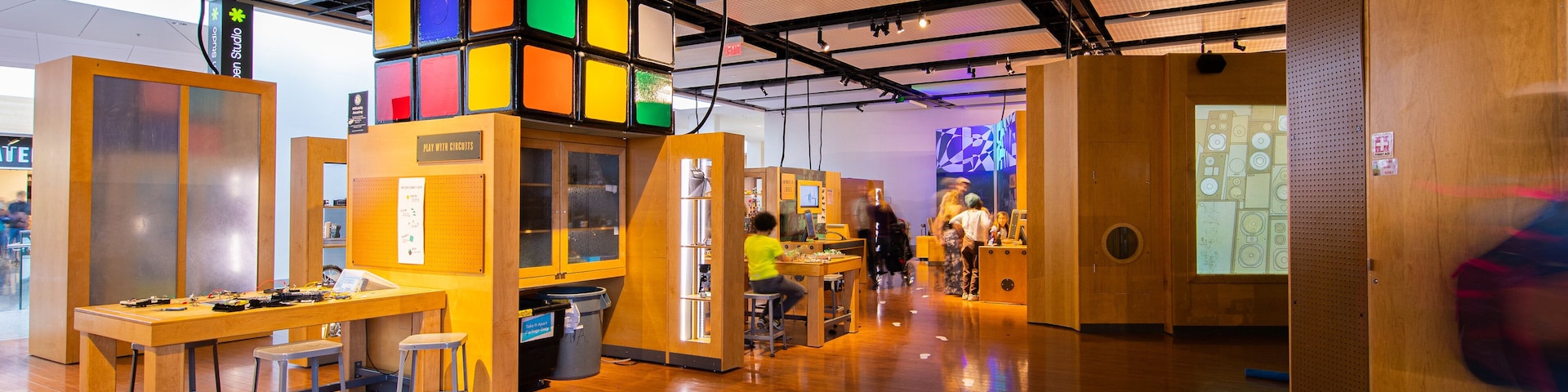 TELUS Spark showing interior views