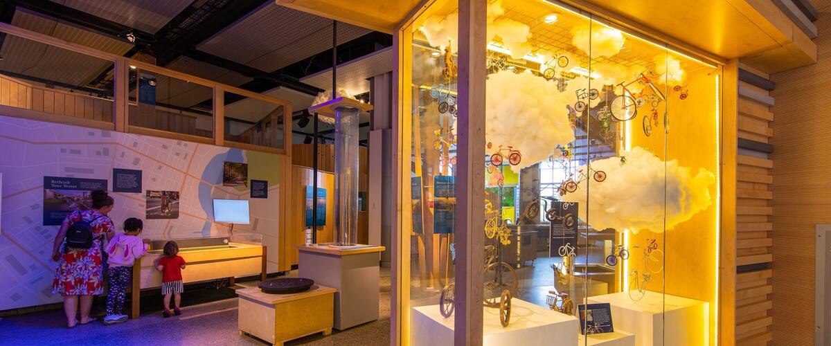 TELUS Spark which includes interior views