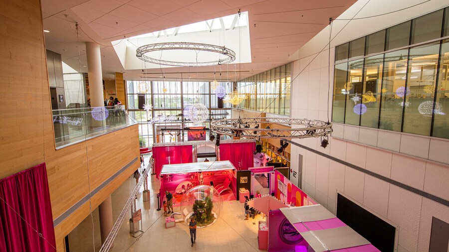 TELUS Spark featuring interior views