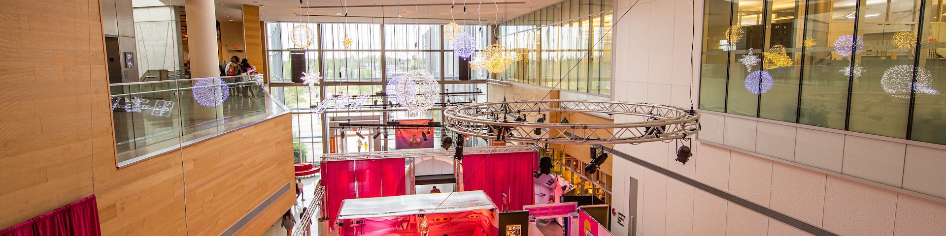 TELUS Spark featuring interior views