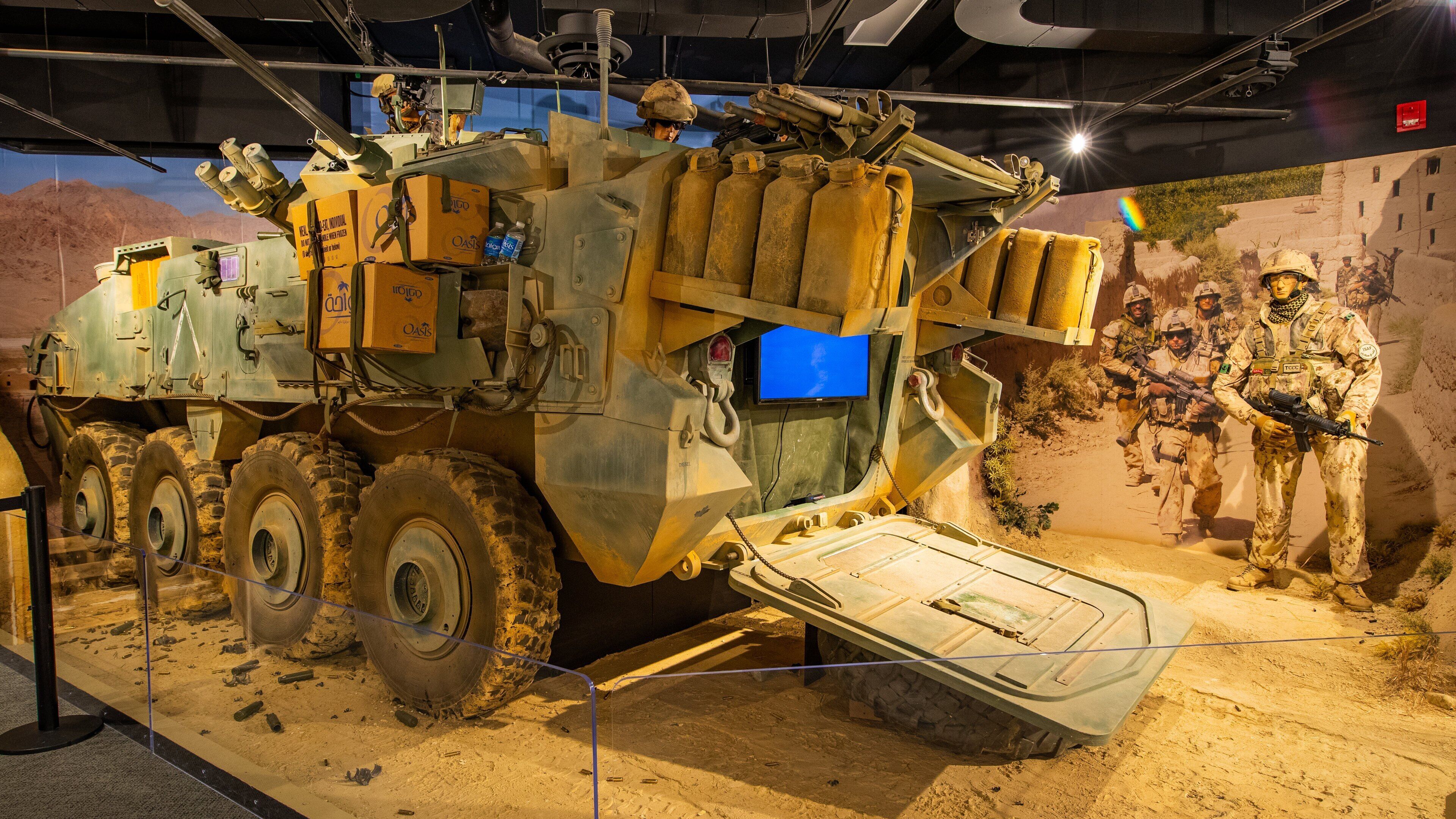 The Military Museums which includes interior views