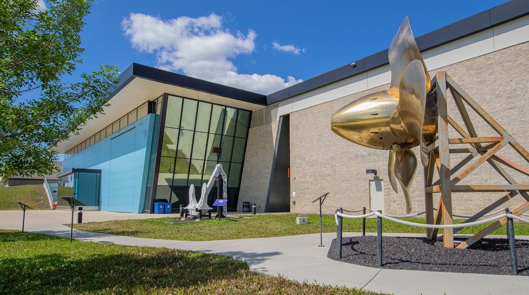 The Military Museums which includes outdoor art