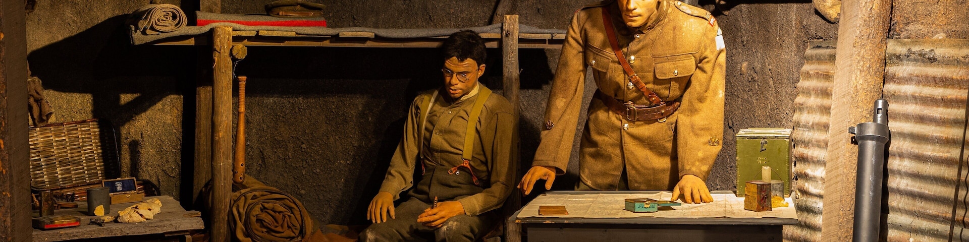 The Military Museums showing interior views