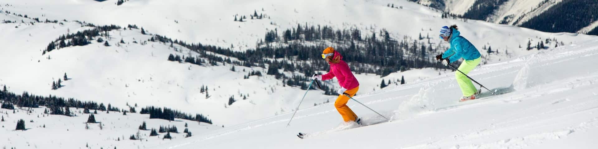 サンシャイン ビレッジ 表示 山々, スキー と 雪