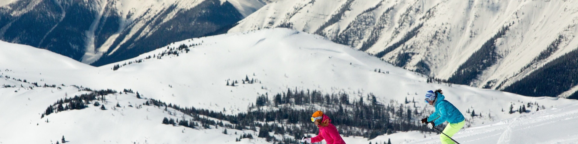 Sunshine Village featuring snow skiing, snow and mountains
