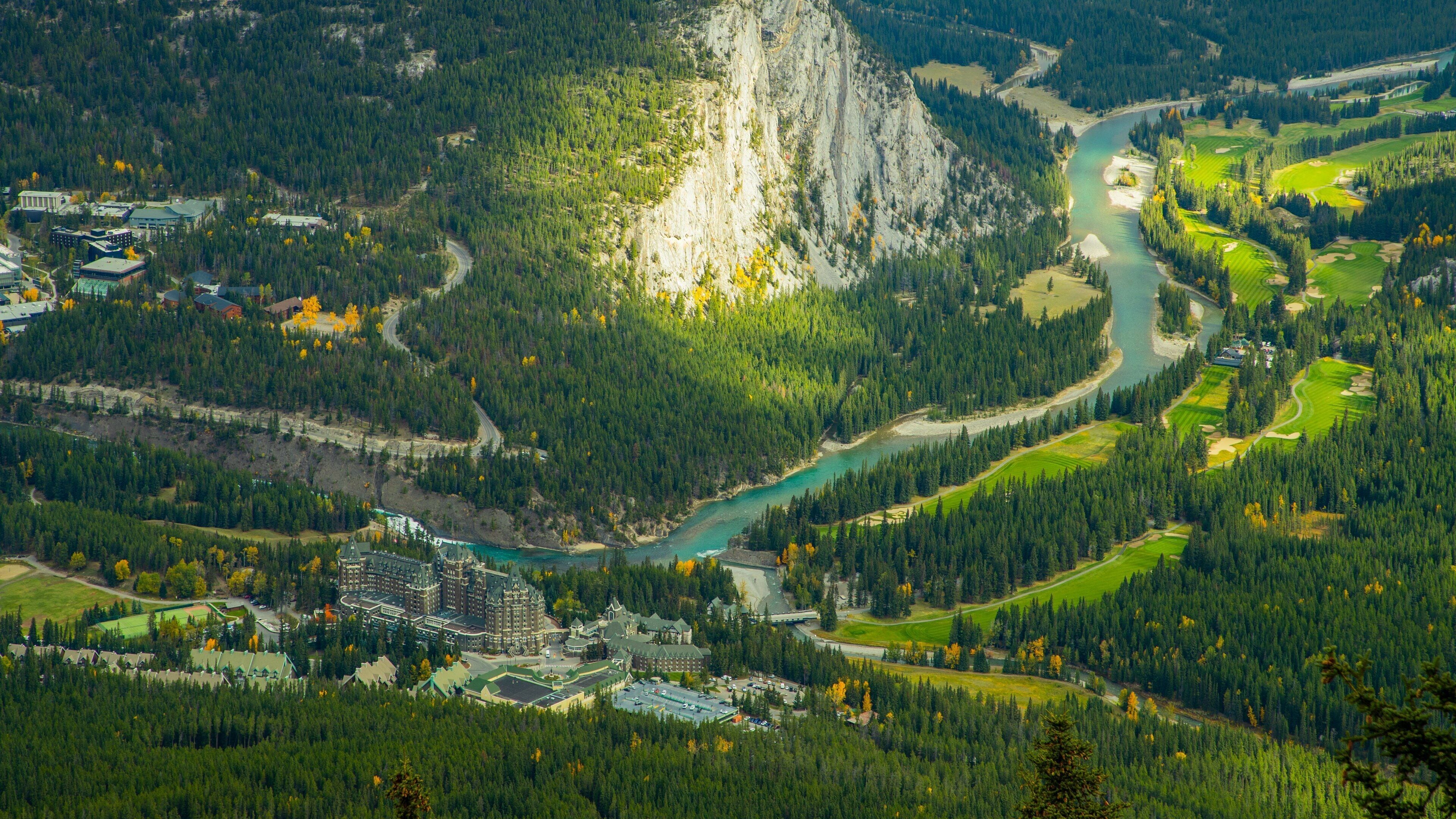 Banff Gondola which includes mountains and tranquil scenes