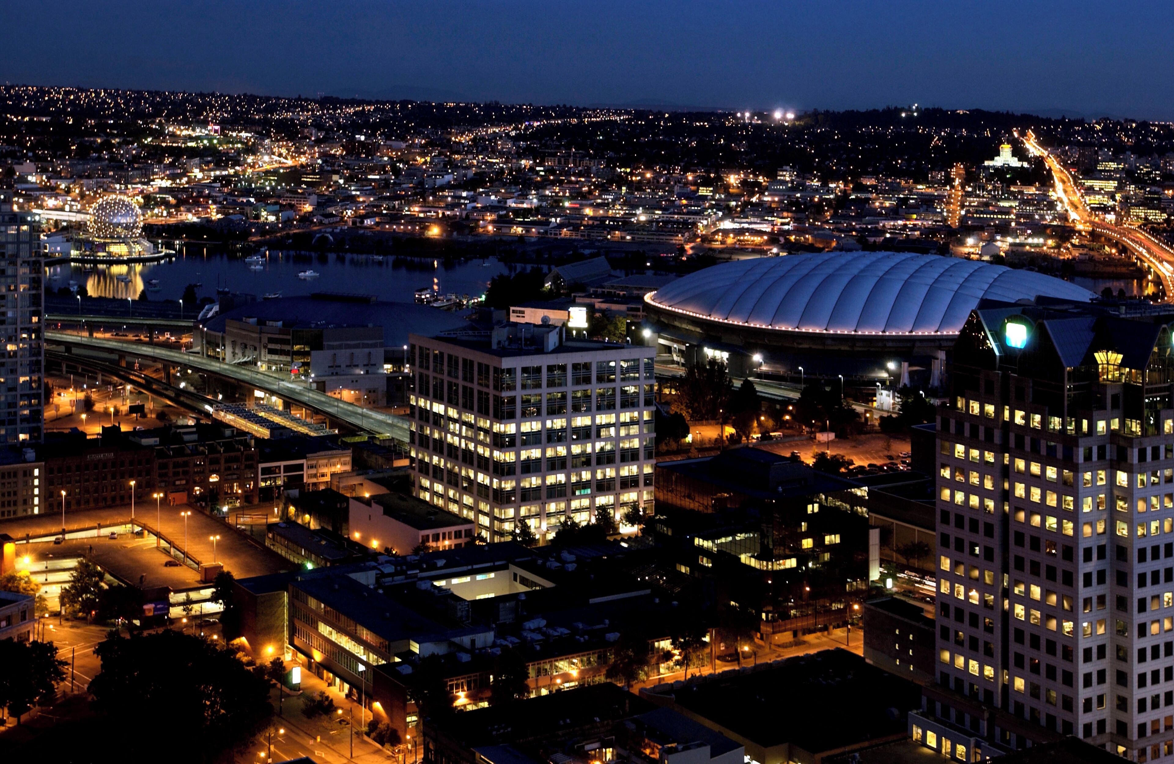 BC Place Stadium, Vancouver cityscape