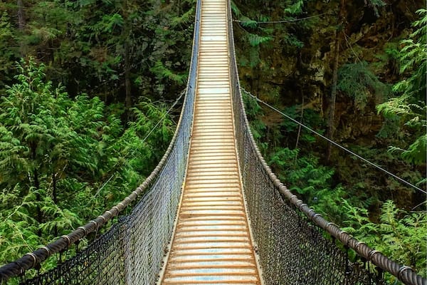 Suspension Bridge at Lynn Canyon