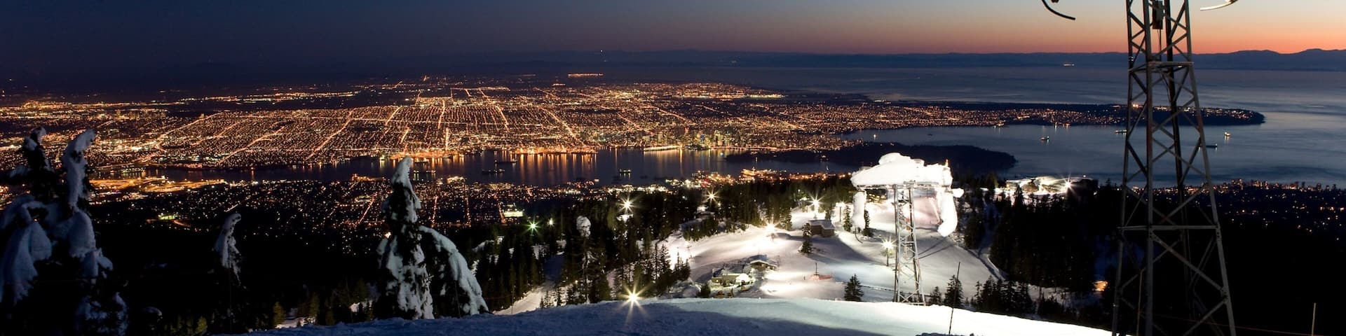 グラウス マウンテン どの含み 自然の風景, 山々 と 夜景