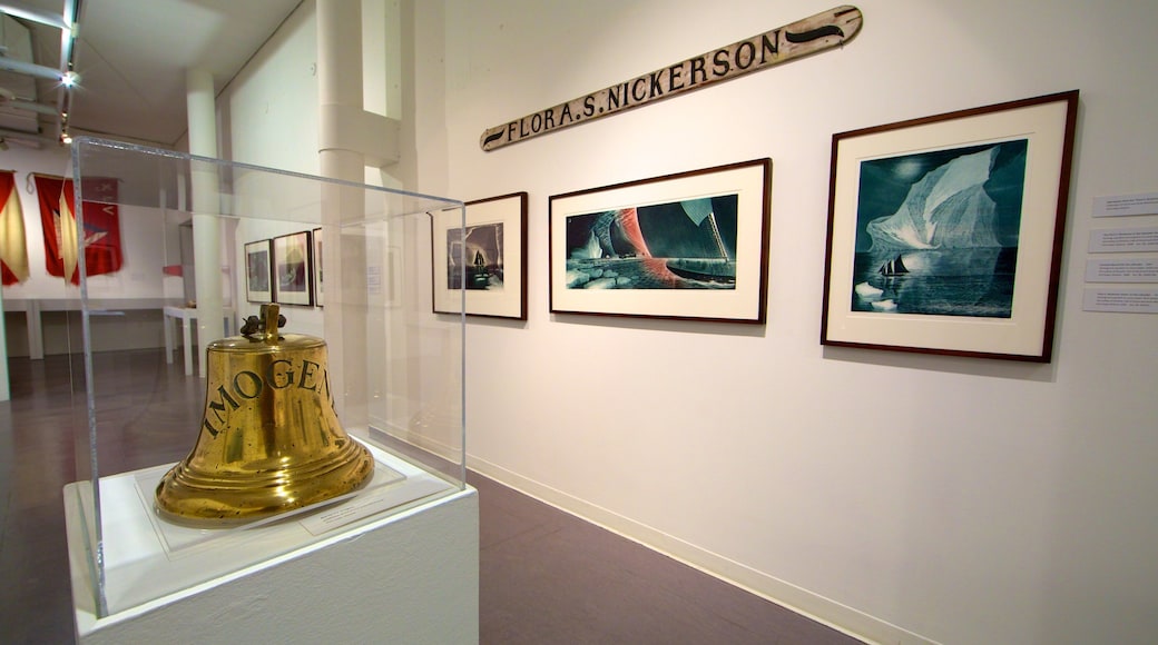 Art Gallery of Greater Victoria which includes art and interior views