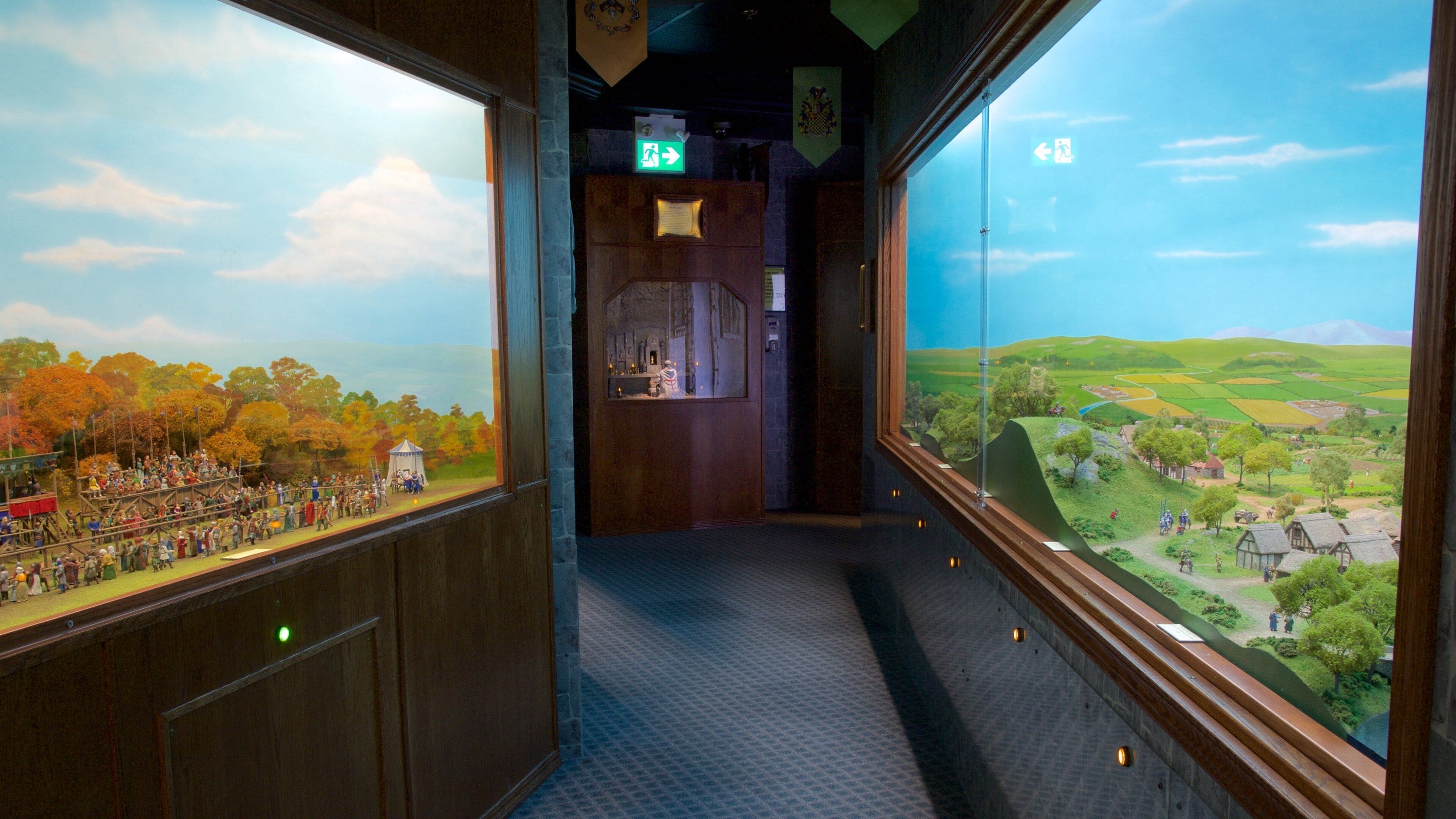 Miniature World som viser innendørs