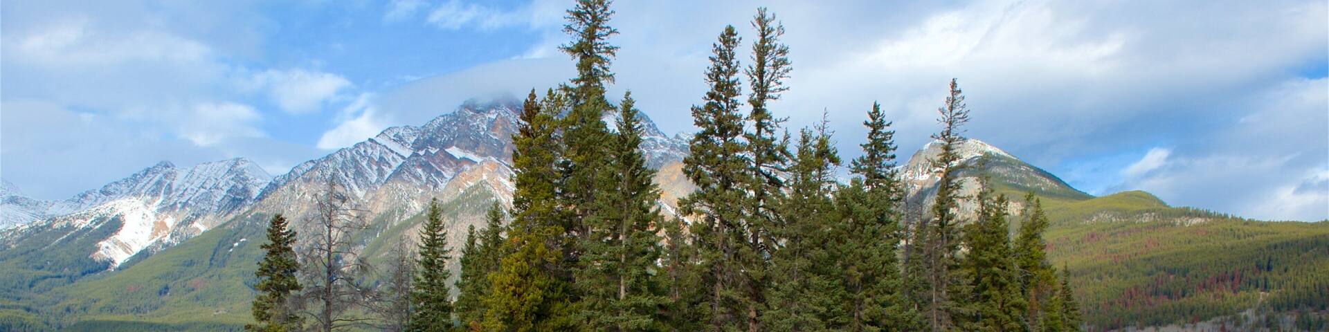 Pyramid Lake which includes a river or creek, tranquil scenes and a bridge