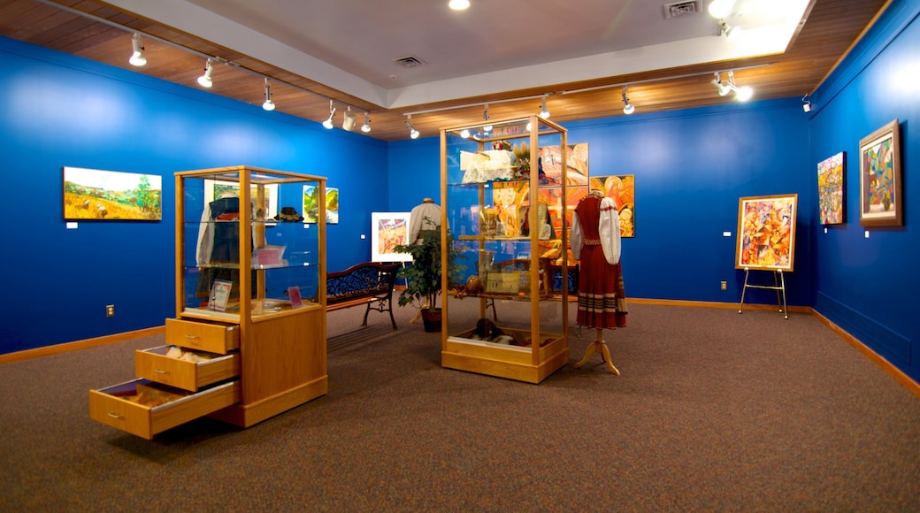 Ukrainian Museum of Canada mostrando vistas de interior