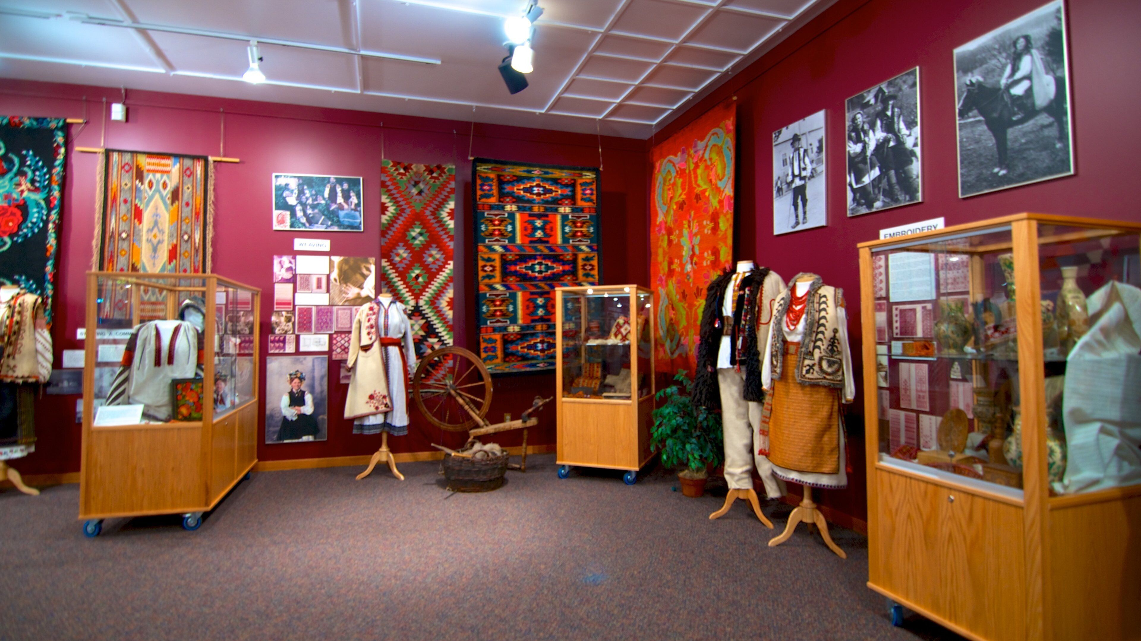 Ukrainian Museum of Canada showing interior views