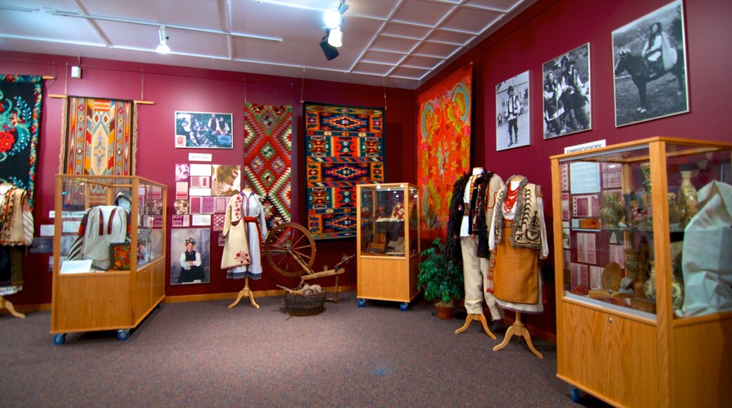 Ukrainian Museum of Canada showing interior views
