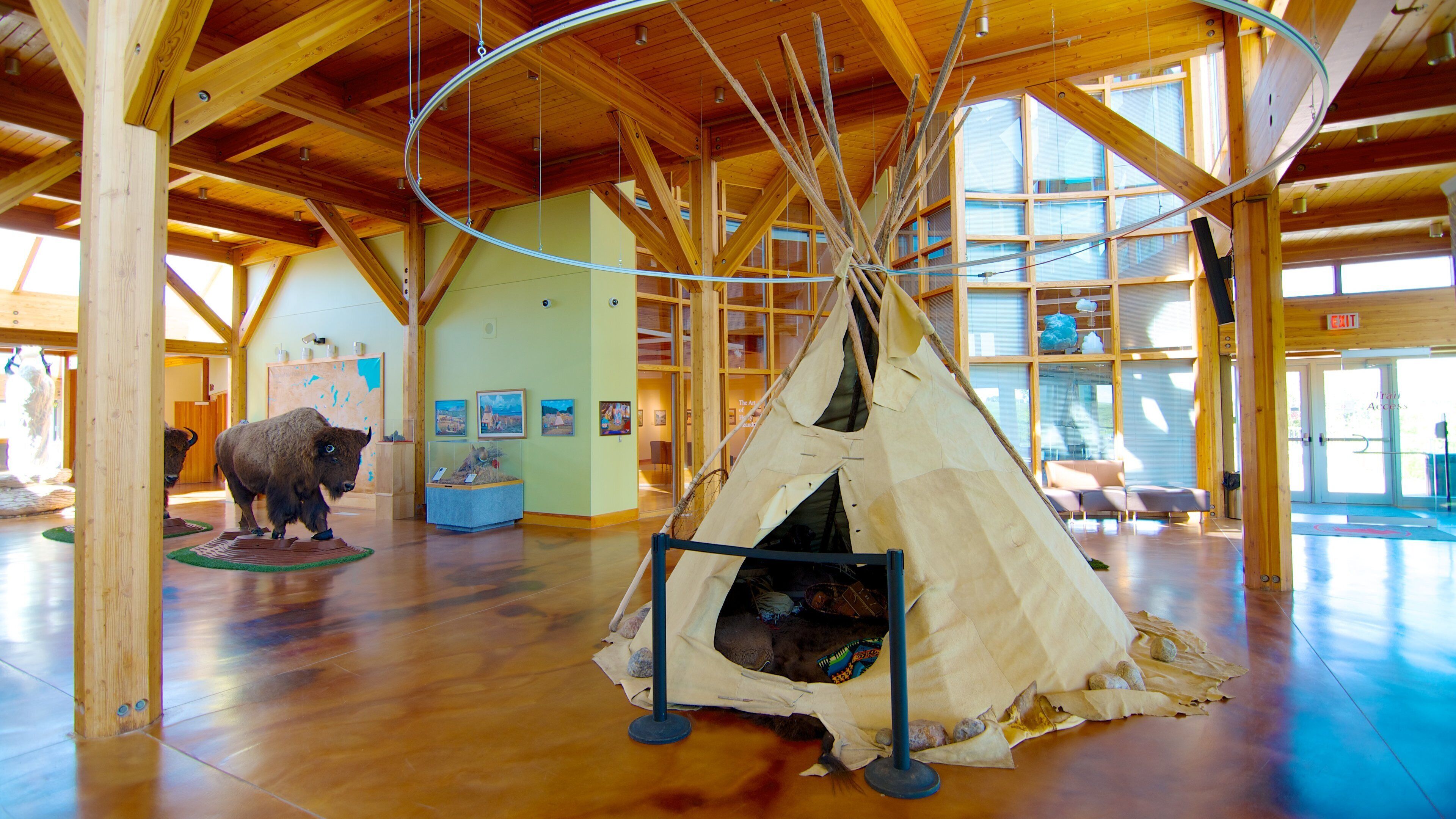 Heritagepark Wanuskewin inclusief interieur