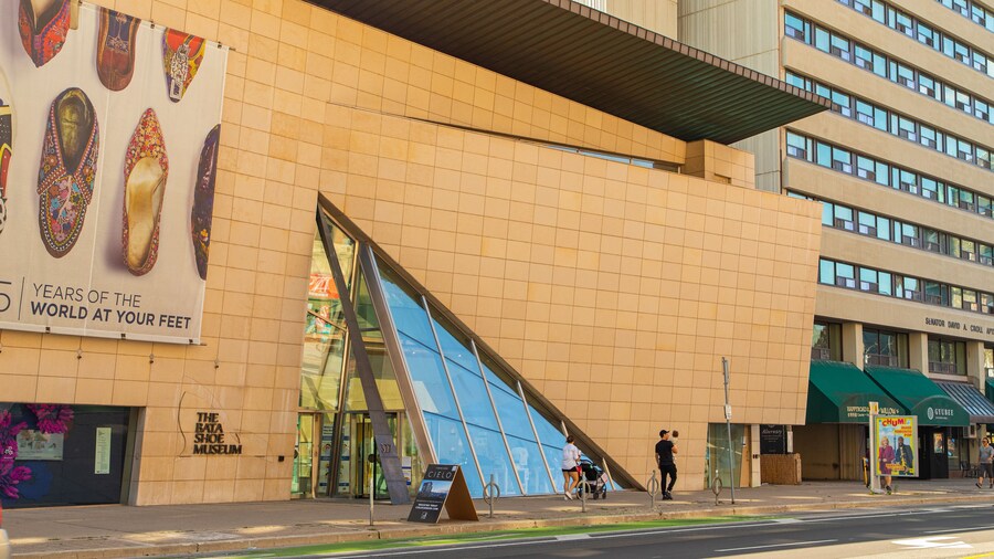 Bata Shoe Museum which includes street scenes and a city
