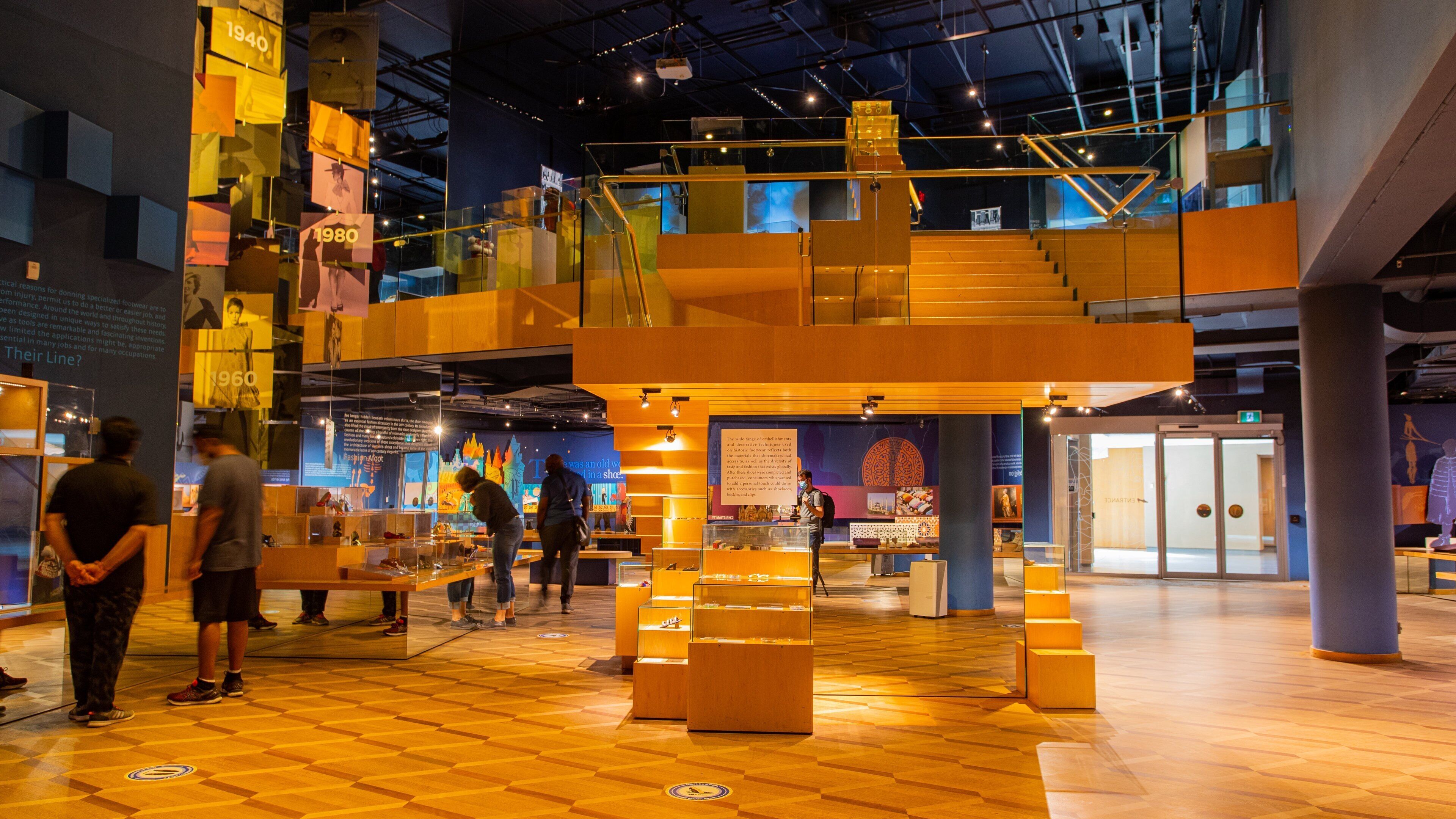 Bata Shoe Museum showing interior views