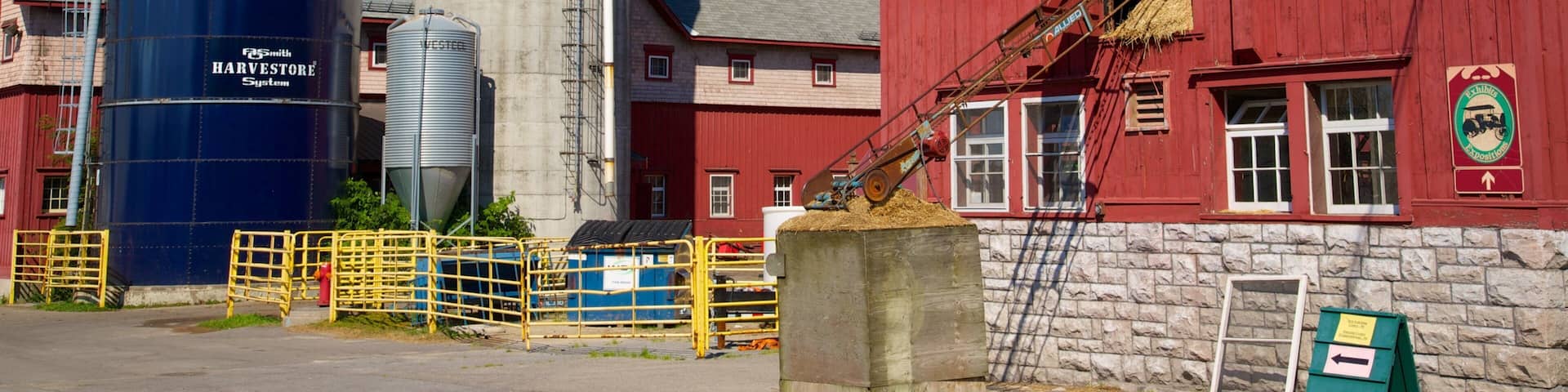 Musée de l\'agriculture du Canada montrant éléments industriels