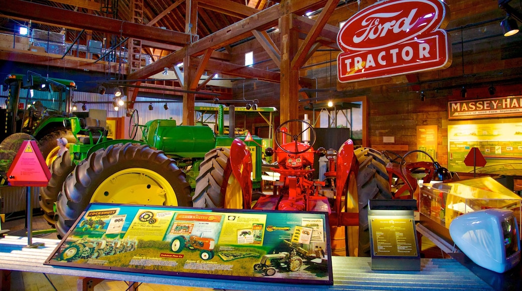 Canada Agriculture and Food Museum which includes signage and interior views