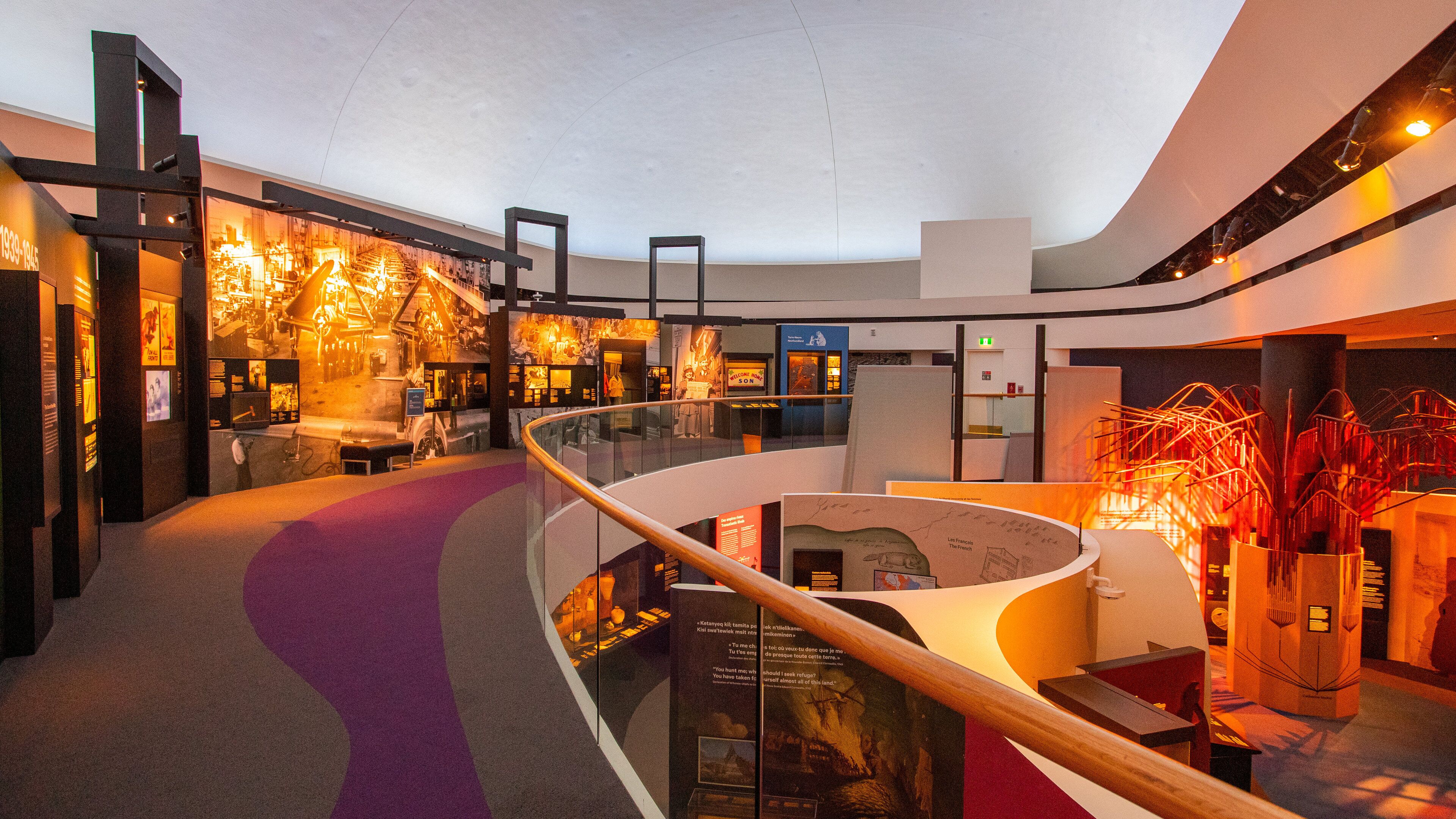 Canadian Museum of History featuring interior views
