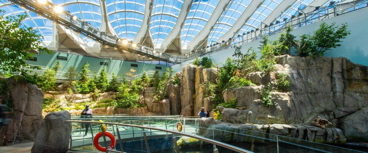 Montreal Biodome featuring interior views and a garden