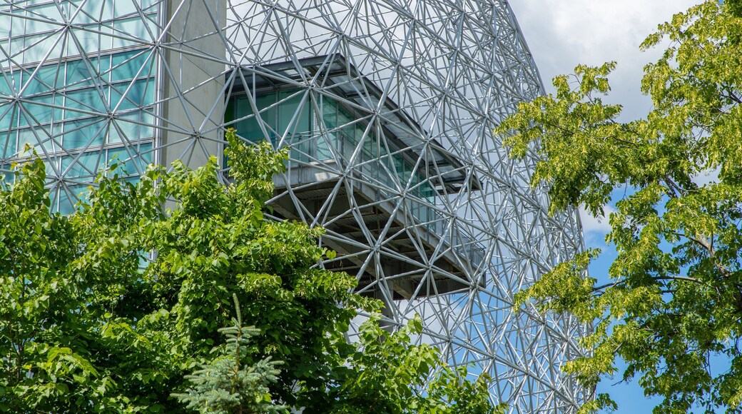Biosphere which includes a park and modern architecture