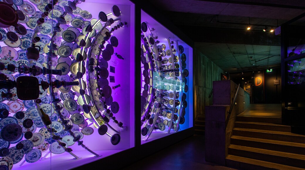 Montreal Museum of Archaeology and History featuring interior views