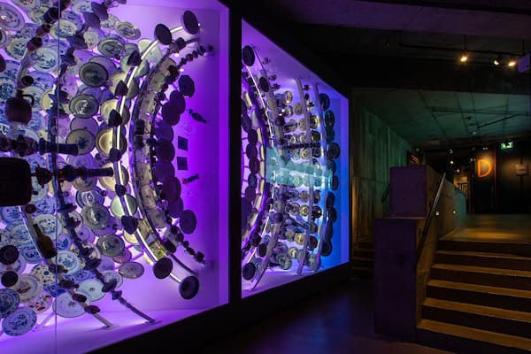 Montreal Museum of Archaeology and History featuring interior views
