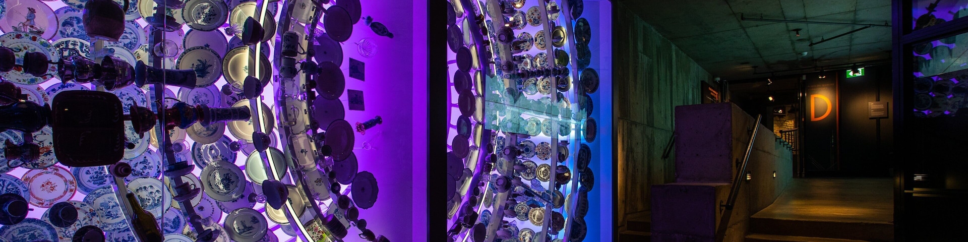 Montreal Museum of Archaeology and History featuring interior views