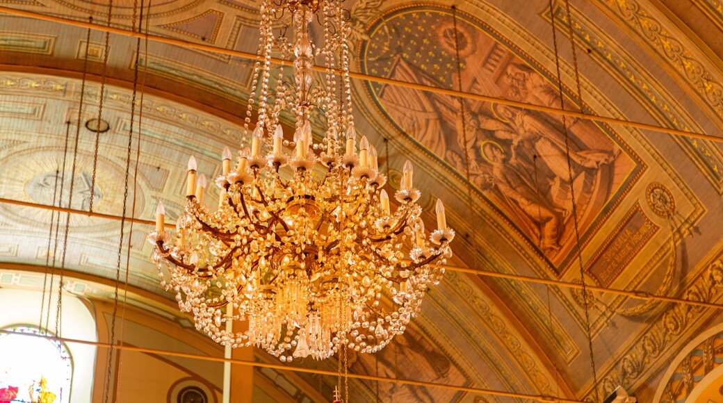 Notre-Dame-de-Bon-Secours Chapel featuring interior views and heritage elements