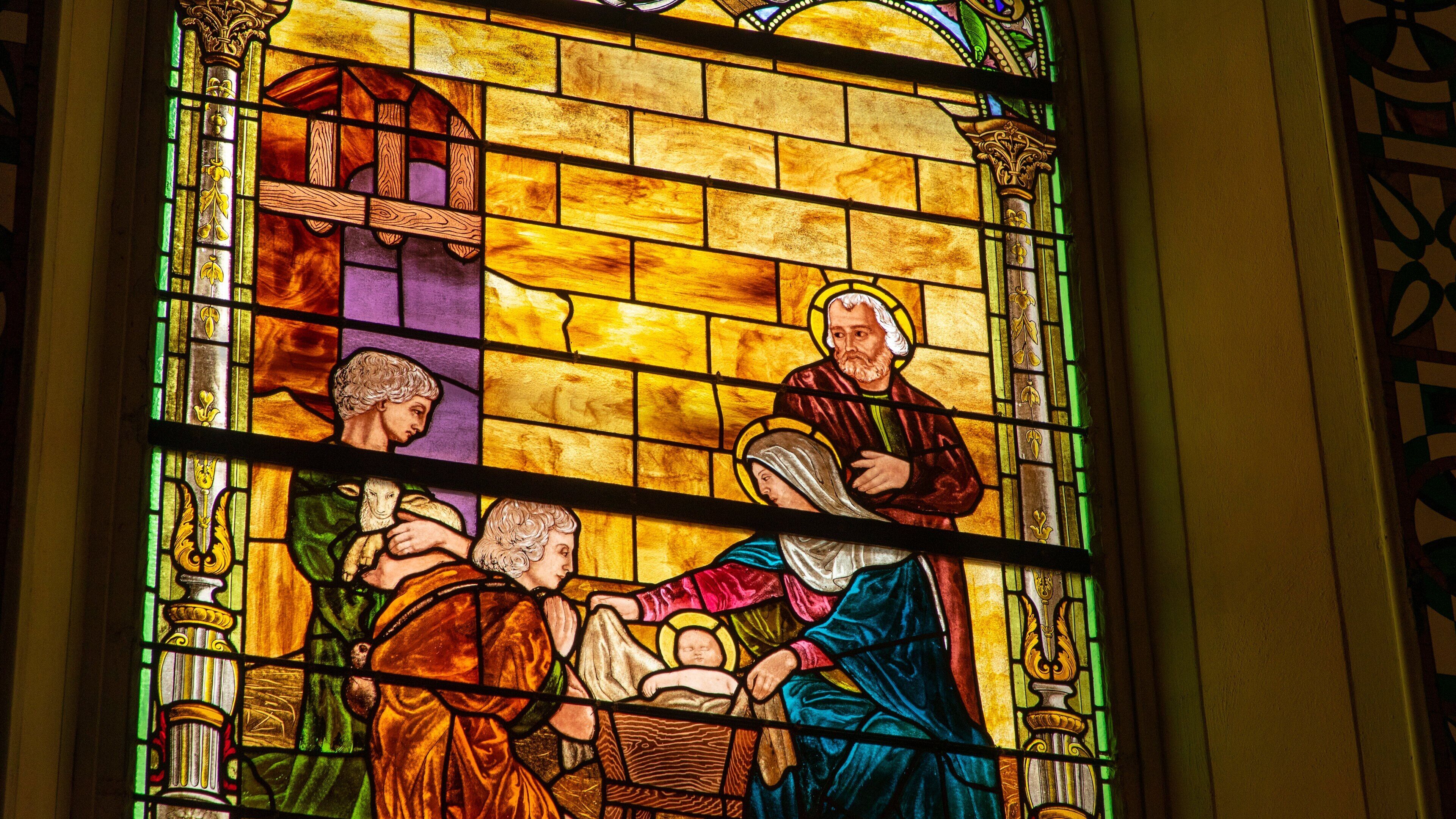 Notre-Dame-de-Bon-Secours Chapel featuring a church or cathedral and religious aspects