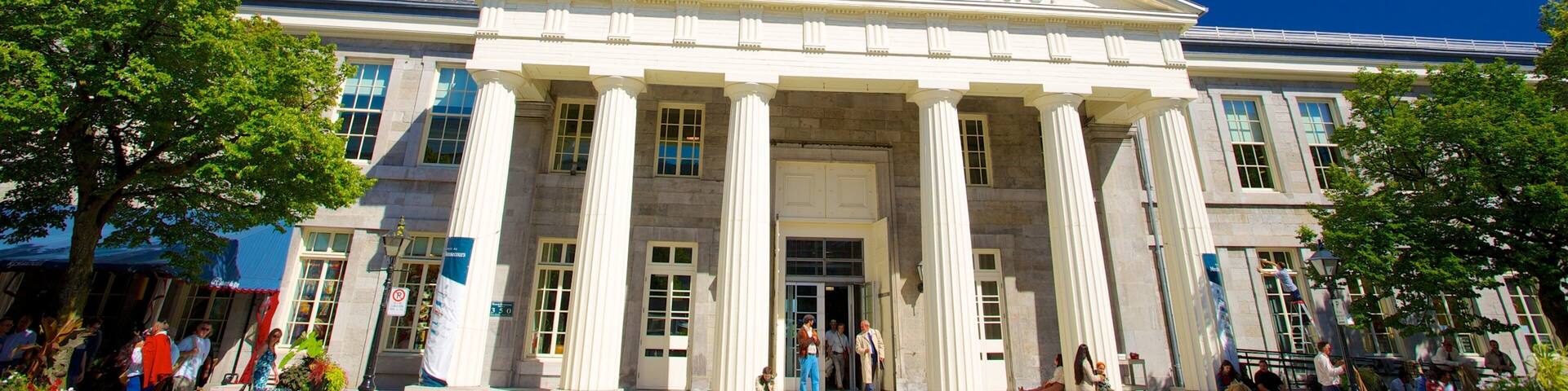 Marché Bonsecours mettant en vedette marchés, ville et patrimoine architectural