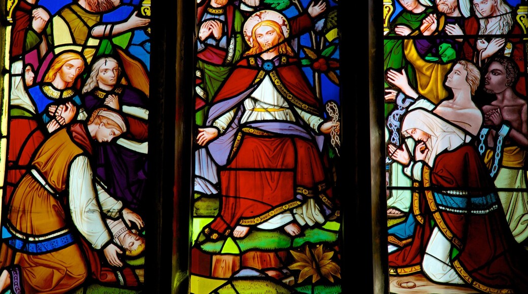 Christ Church Cathedral which includes heritage elements, interior views and religious elements