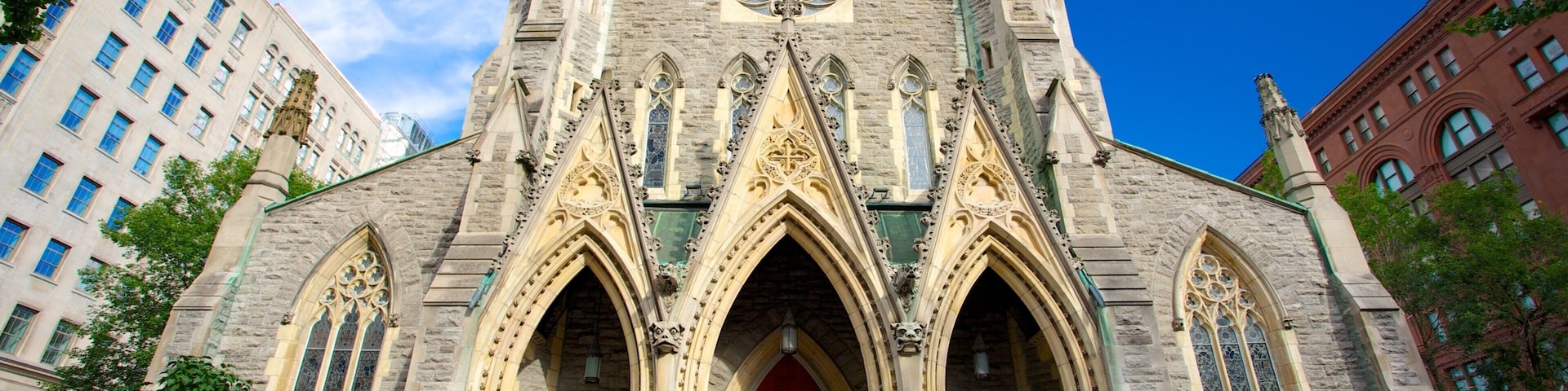 Christ Church Cathedral que inclui elementos de patrimônio, uma igreja ou catedral e uma cidade