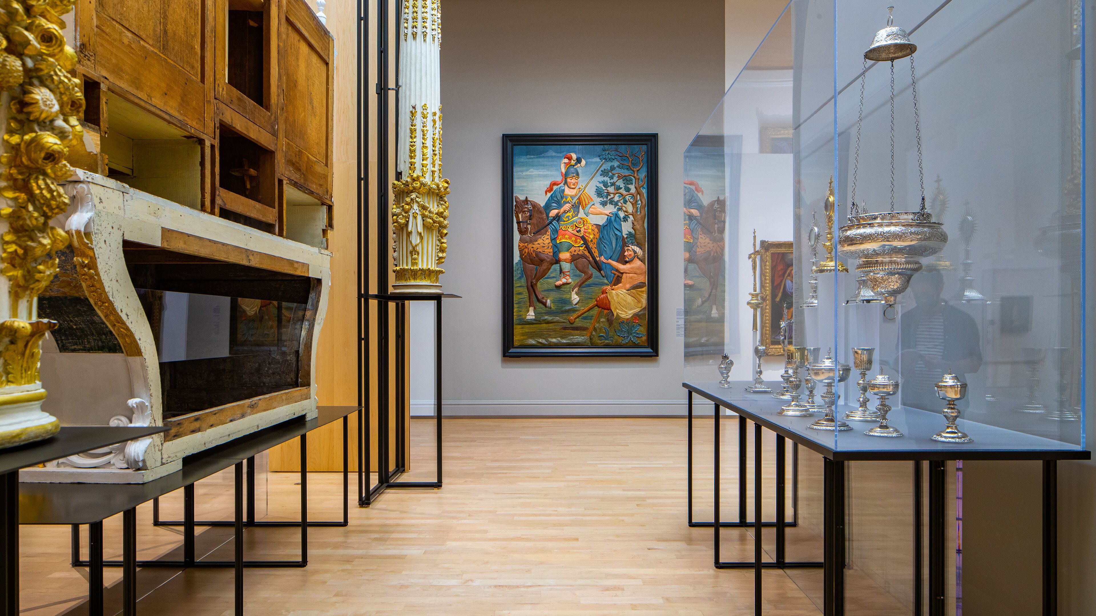 Quebec National Museum of Fine Arts which includes interior views and art