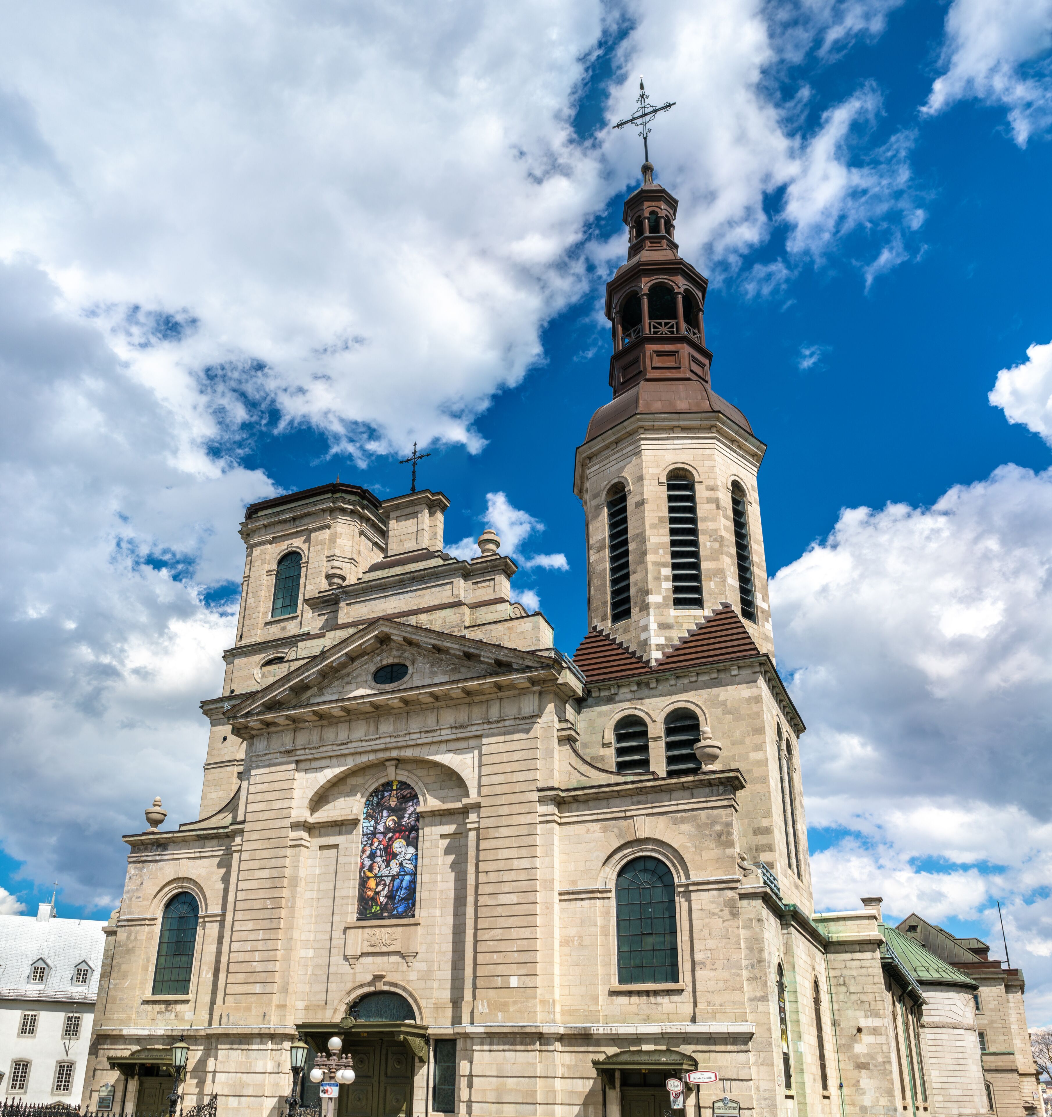 Cathedral-Basilica of Notre-Dame de Quebec in Canada