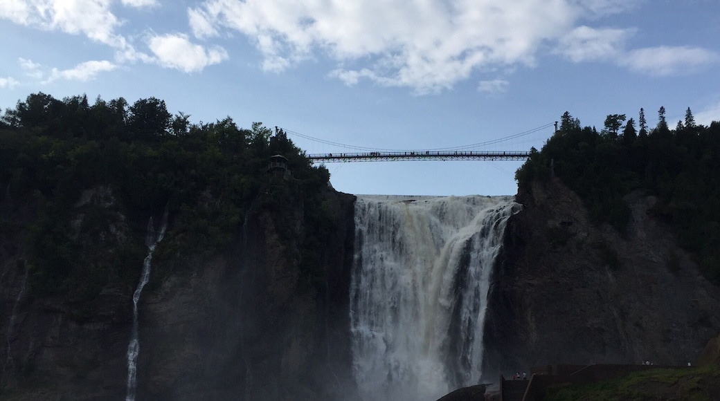 Québec was founded over 400 years ago, and the Montmorency Waterfalls have been a part of its history every step of the way. So it’s only natural that the falls inspire some of our most enduring folklore. Enter la Dame blanche, or the Lady in White. The legend tells the story of Rose, who was engaged to be married to a soldier during the infamous Seven Years’ War. In 1759 there was a pivotal battle between the French and the English at the base of Montmorency. The humidity of the falls caused the English army’s gunpowder to cake, rendering it useless. They retreated, and the French won the battle. Amongst the casualties, however, lay Rose’s fiancé. Heartbroken, Rose went into mourning and spent her days roaming the falls, calling out her fallen soldier’s name in vain. One night, in a state of shock, she put on her wedding dress and plunged herself into the falls, never to be found again. The story lives on to this day; some say that if you listen closely you can still hear her calling for her lost love against the roar of the falls.
