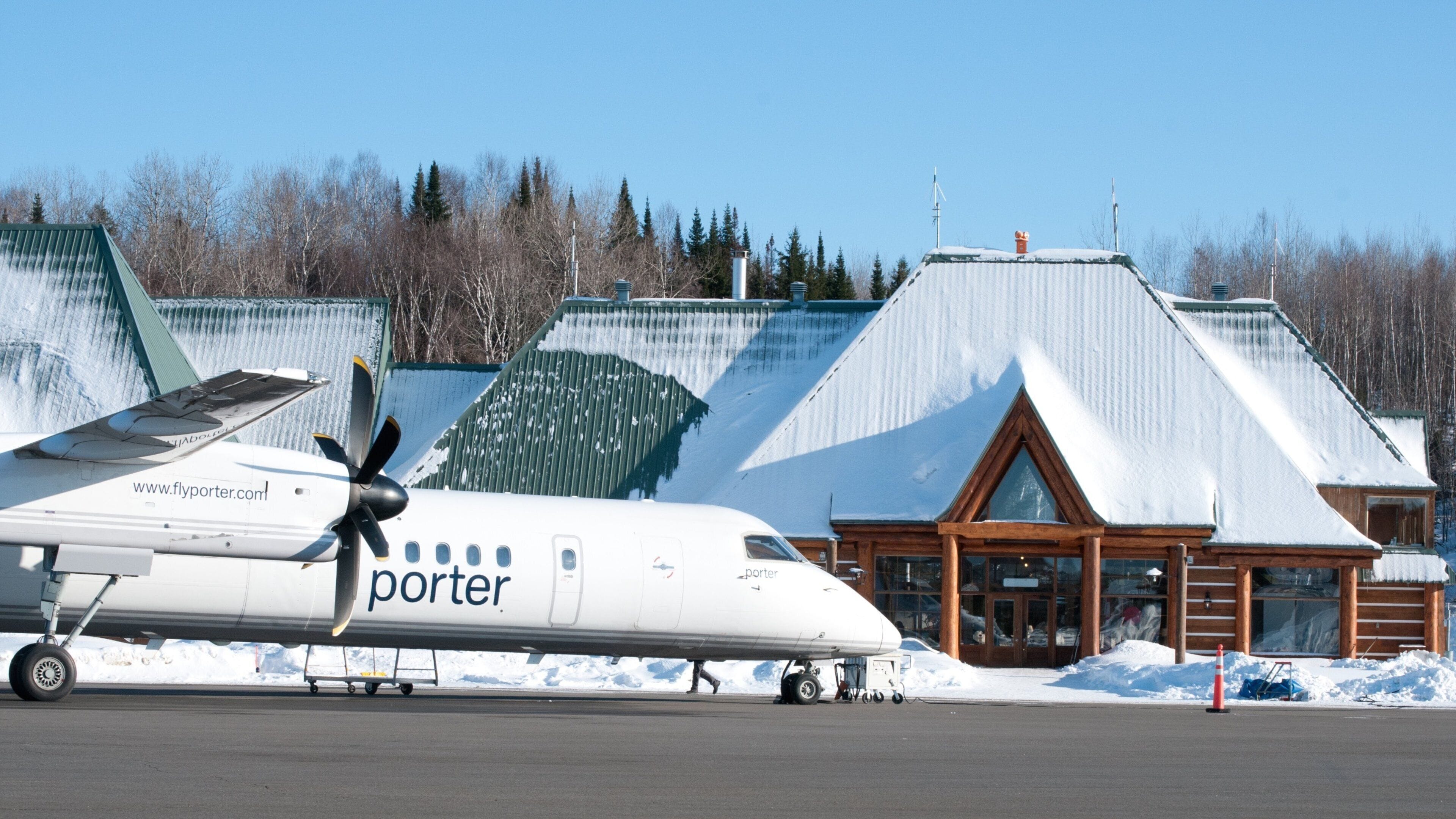 Mont-Tremblant Ski Resort featuring snow and aircraft