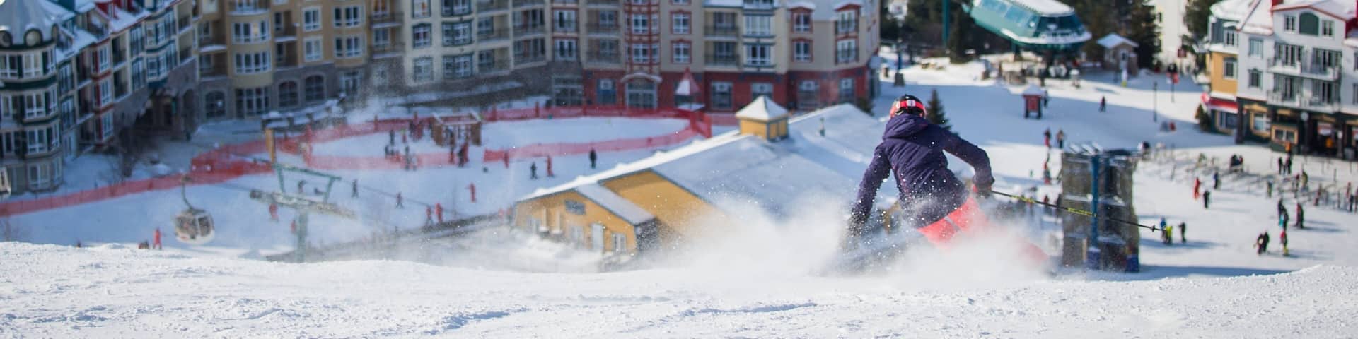 Mont-Tremblant Ski Resort featuring snow, a luxury hotel or resort and snow skiing