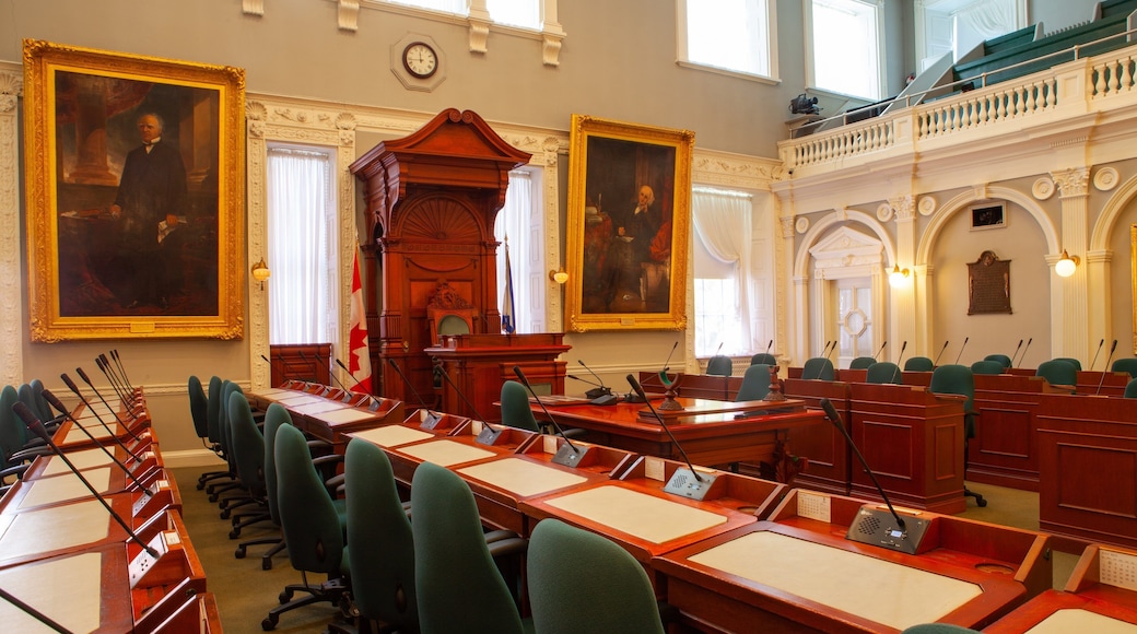 Province House featuring heritage elements, interior views and art